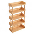 Modernes 5-stufiges Holzregal für Wohnzimmer und Büro