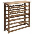 Modulares Weinregal aus Akazienholz für 28 Flaschen – Erweiterbares Flaschenregalsystem